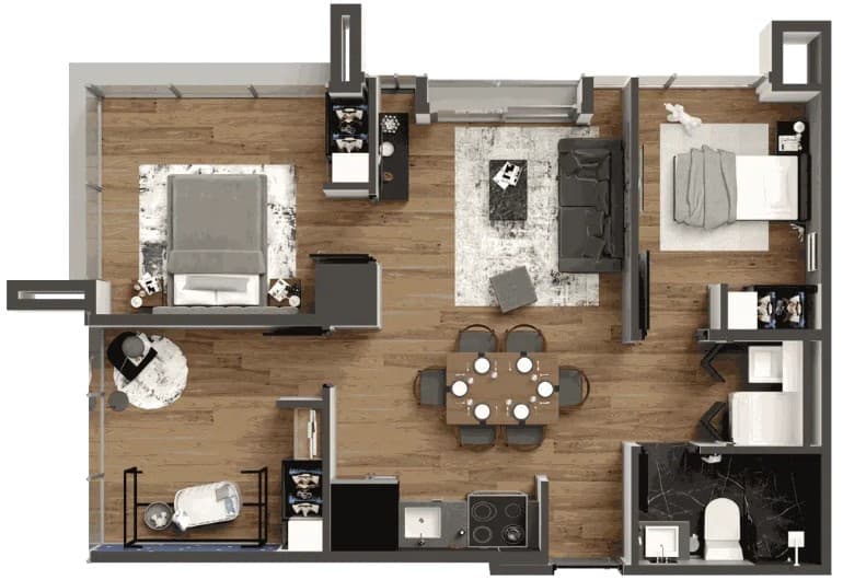 Apartamento nuevo en Venta en Villa Mariscal zona 11 - foto 1