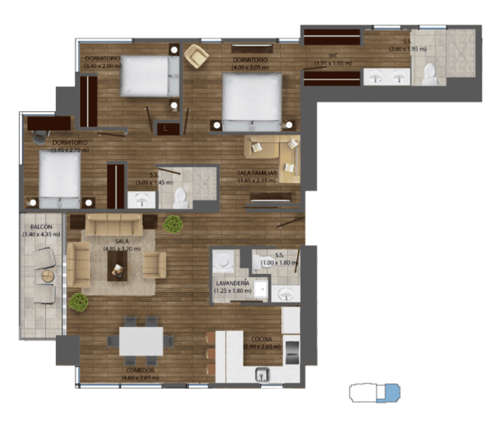 Apartamento en venta en zona 15  - foto 4