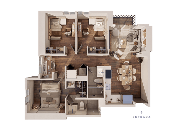 Apartamento nuevo de 3 habitaciones en venta en zona 17 - foto 16