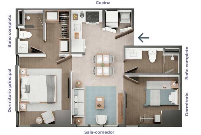 Apartamento Boutique de 2 habitaciones preventa zona 15 - foto 9