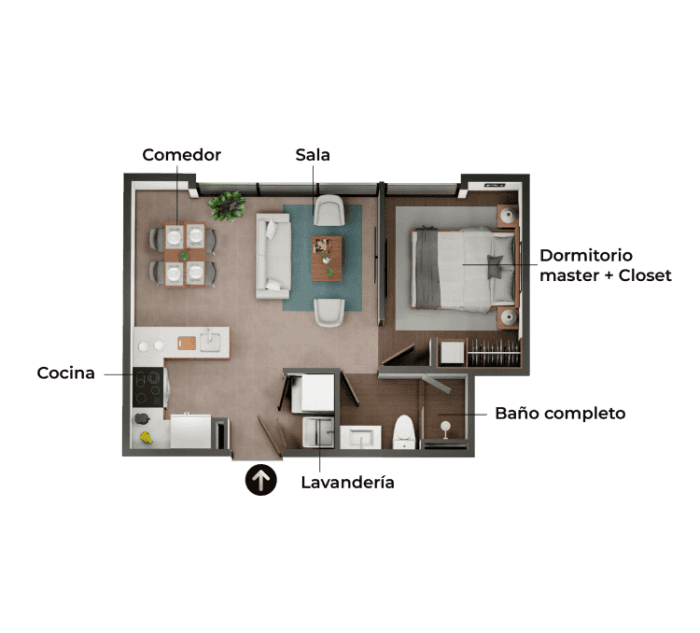 Apartamento Boutique de 1 habitación en venta, zona 10 - foto 17