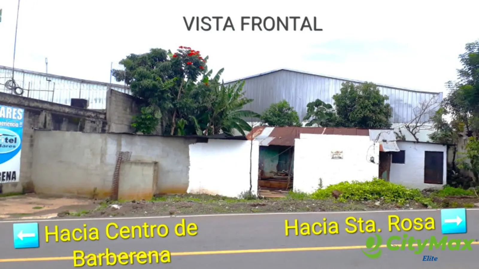 Terreno en Renta en Carretera Principal en Barberena - VISTA FRONTAL