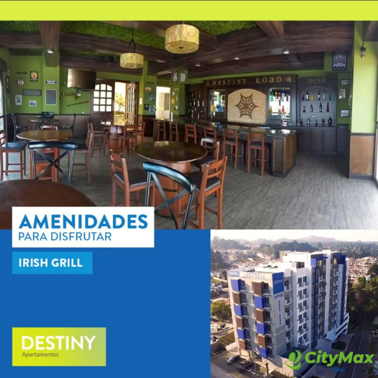 APARTAMENTO AMOBLADO EN EN RENTA - DESTINY SKY HOMES - AMENIDADES