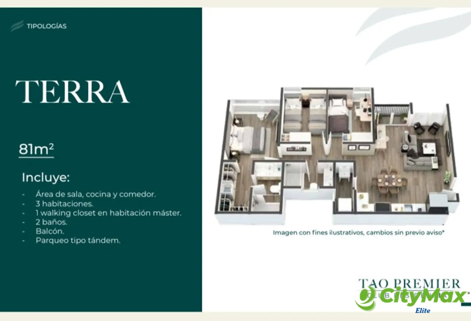 APARTAMENTO EN VENTA KM.16.5 CARRETERA A EL SALVADOR - APARTAMENTO TERRA 3 HABITACIONES 2 BAÑOS 2 PARQUEOS