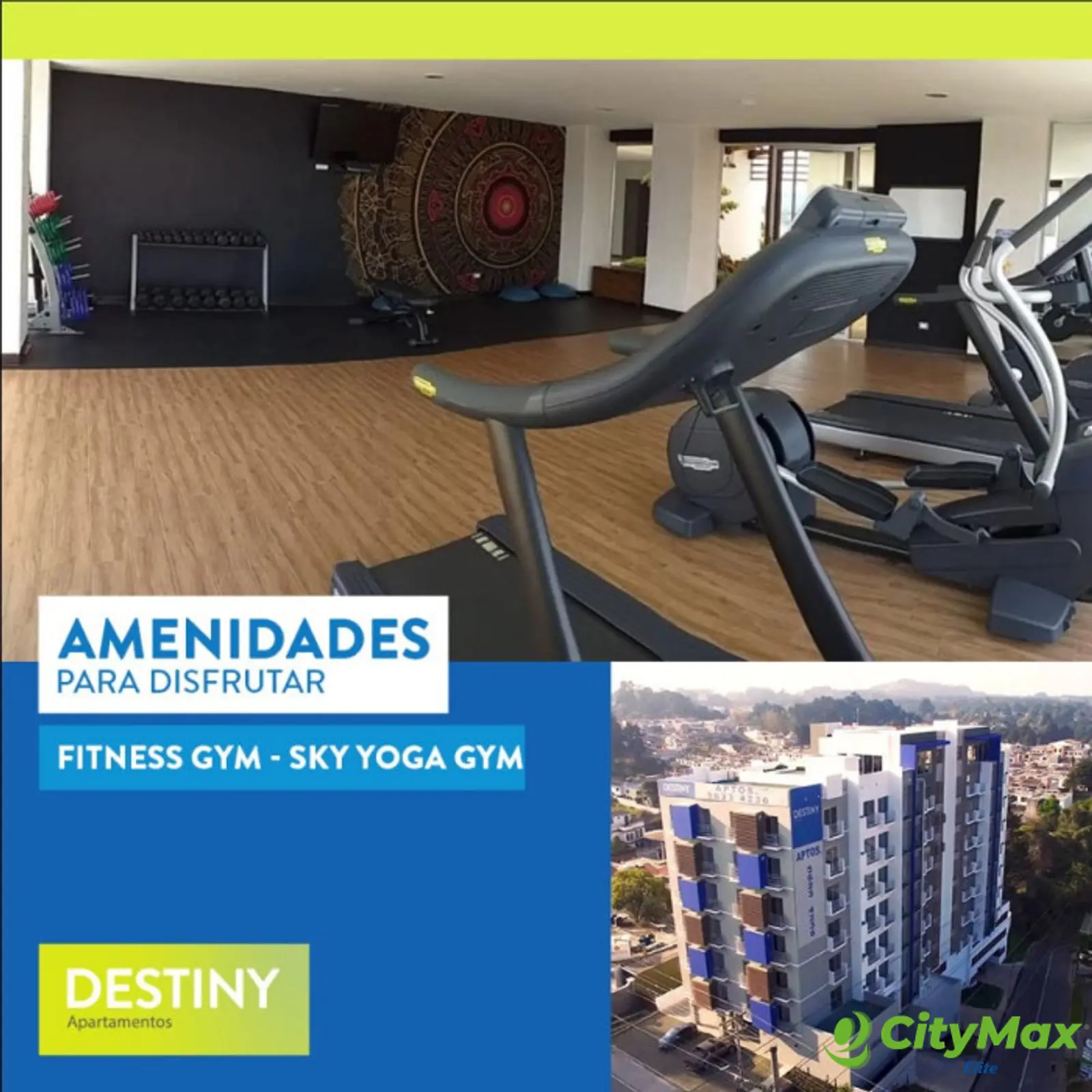 APARTAMENTO AMOBLADO EN EN RENTA - DESTINY SKY HOMES - AMENIDADES